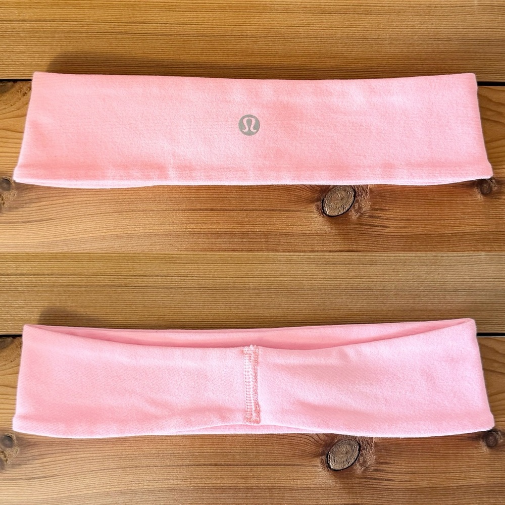 Lululemon Athletica Fly Away Tamer Headband Pink Unisex OS